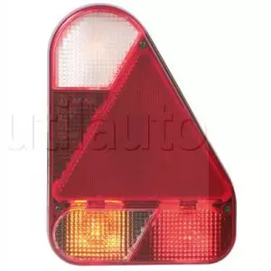 Feu arrière GAUCHE compact à ampoules - 12 Volts - 220 x 160 x 55 mm