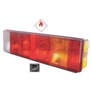 Feu arrière à ampoules - 24 Volts - 464 x 130 x 83 mm