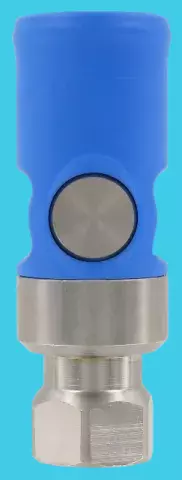 Coupleur pneumatique sécurité plastique ISO-B femelle 1/4" DN5.5 mm