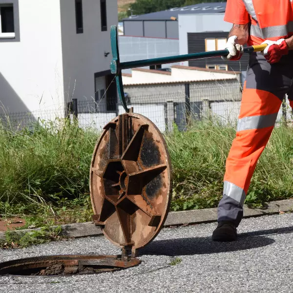 PIOCHE D'EGOUTIER + POIGNEE ERGONOMIQUE