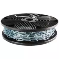 Chaine soudée 2mm - acier zingué - Au mètre