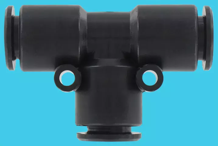 Raccord instantané technopolymère T égal T8