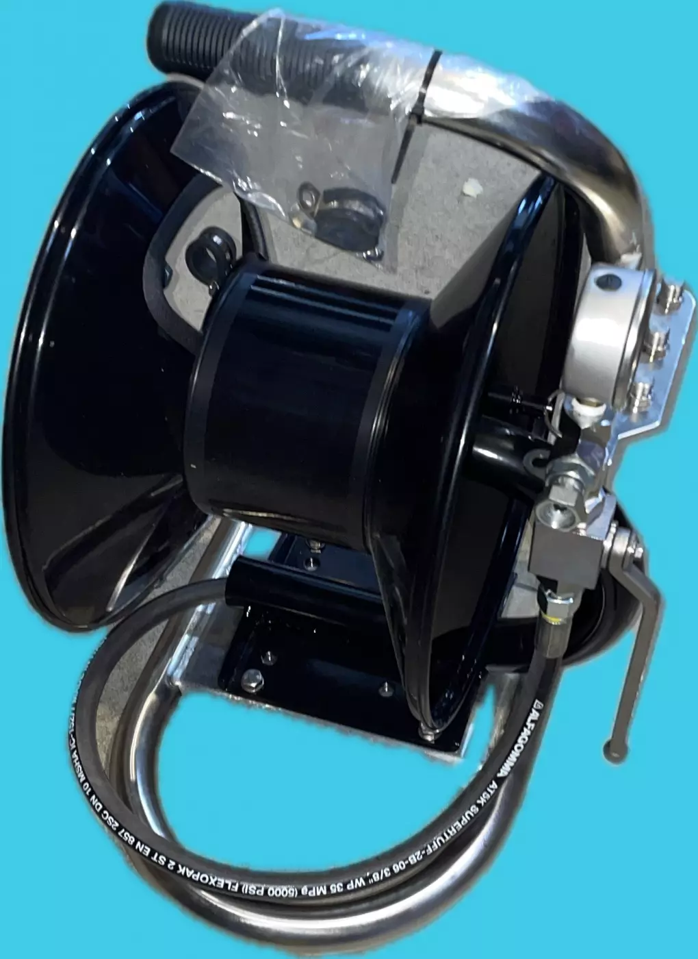 Enrouleur de tuyau portable à distance haute pression