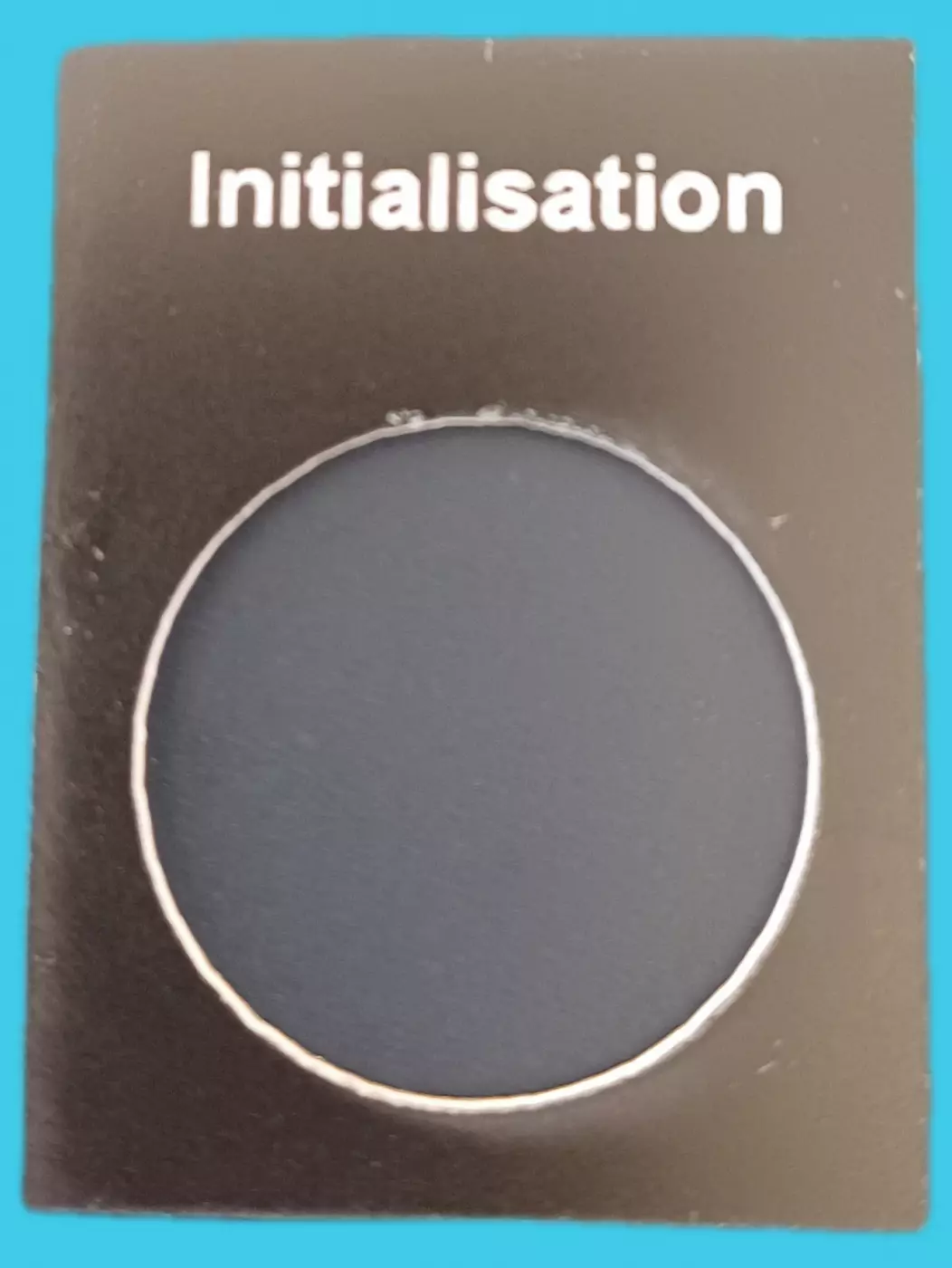 Etiquette de fonctionnalité :  Initialisation