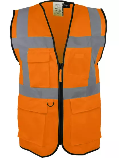 Gilet de signalisation - Jaune ou Orange - Multi-poches