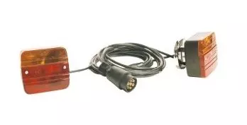 Kit magnétique 2 feux à ampoules pour remorques - 12 Volts