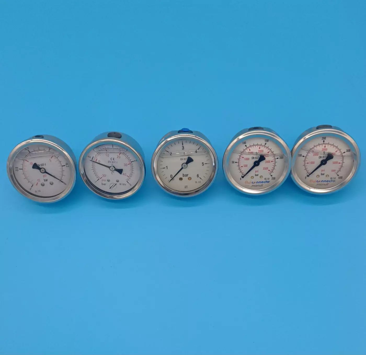 Manomètres DN63 HORIZONTAL