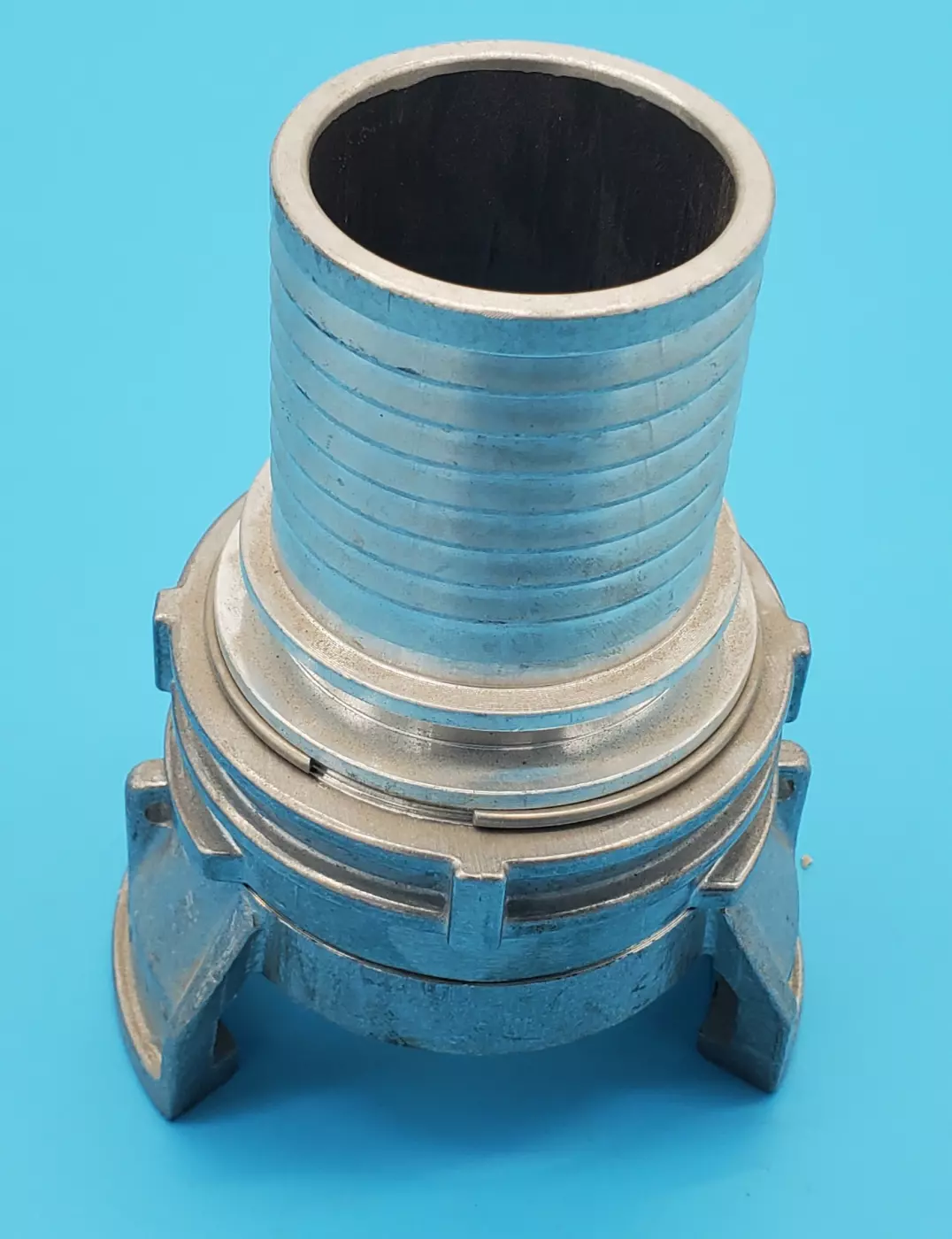 Raccord SYM alu à verrou cannelé - Mâle -