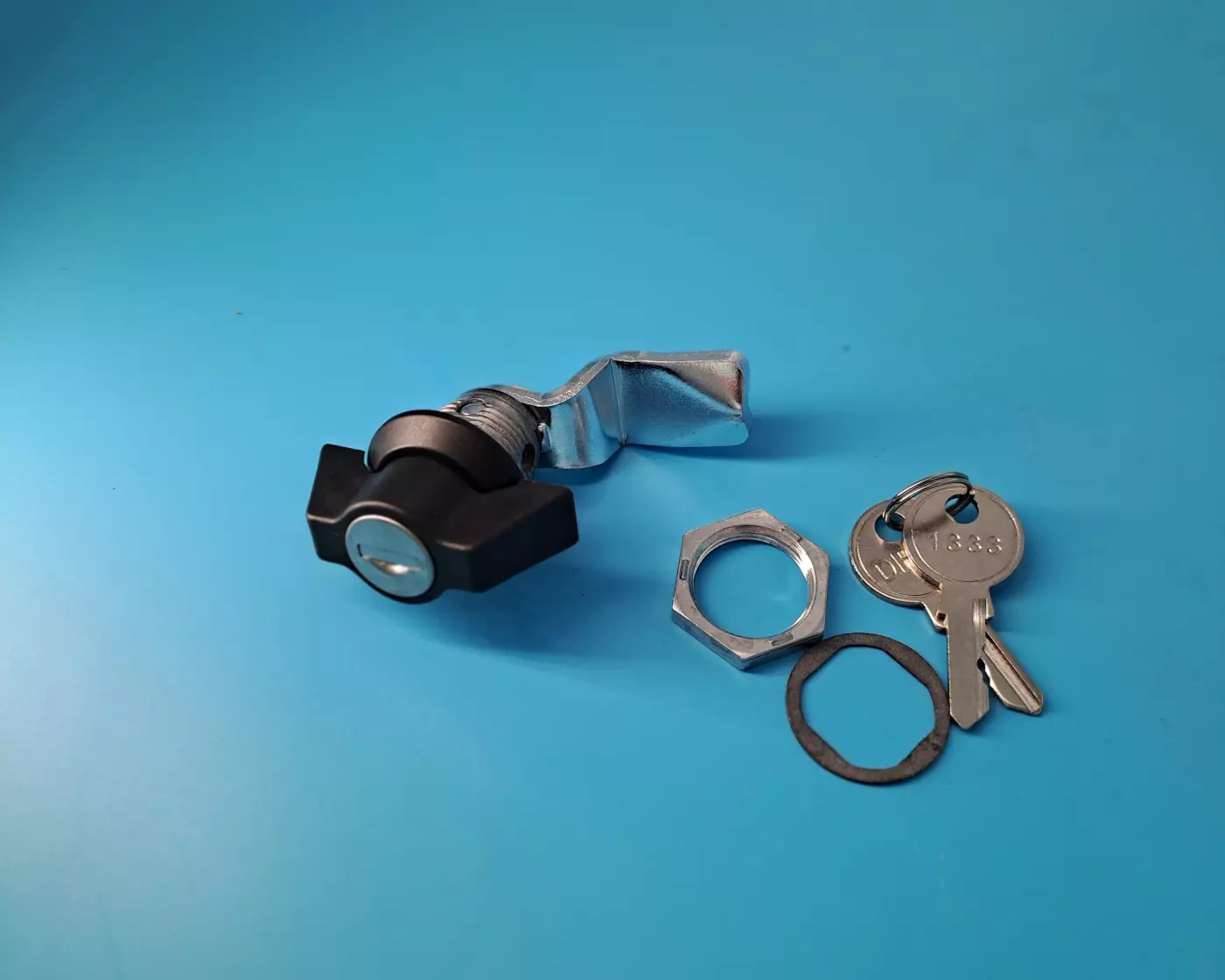 Serrure complète de porte à visser