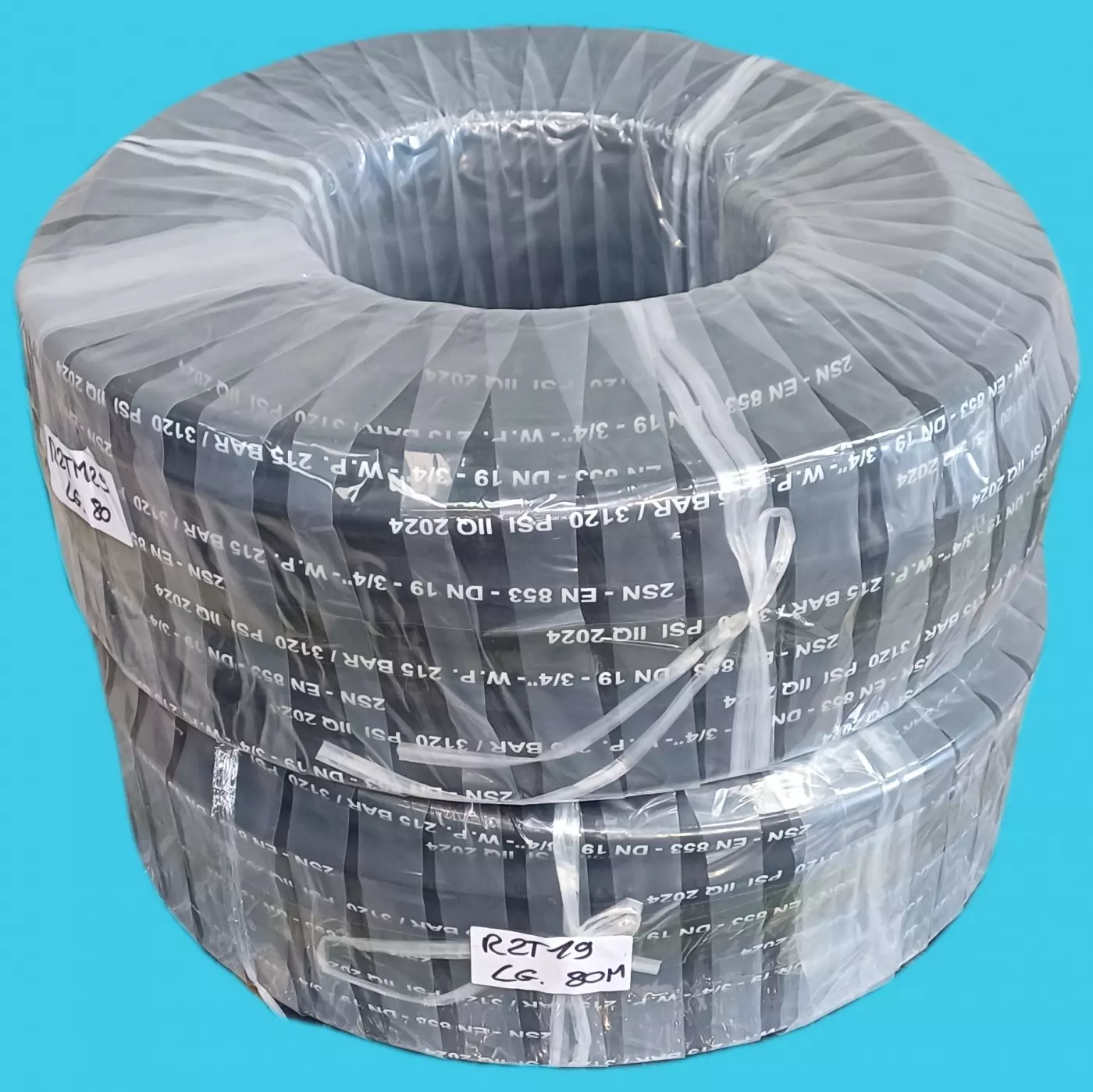 TUYAU HP - 3/4" - 2 TRESSES - BANDELE ou LISSE -