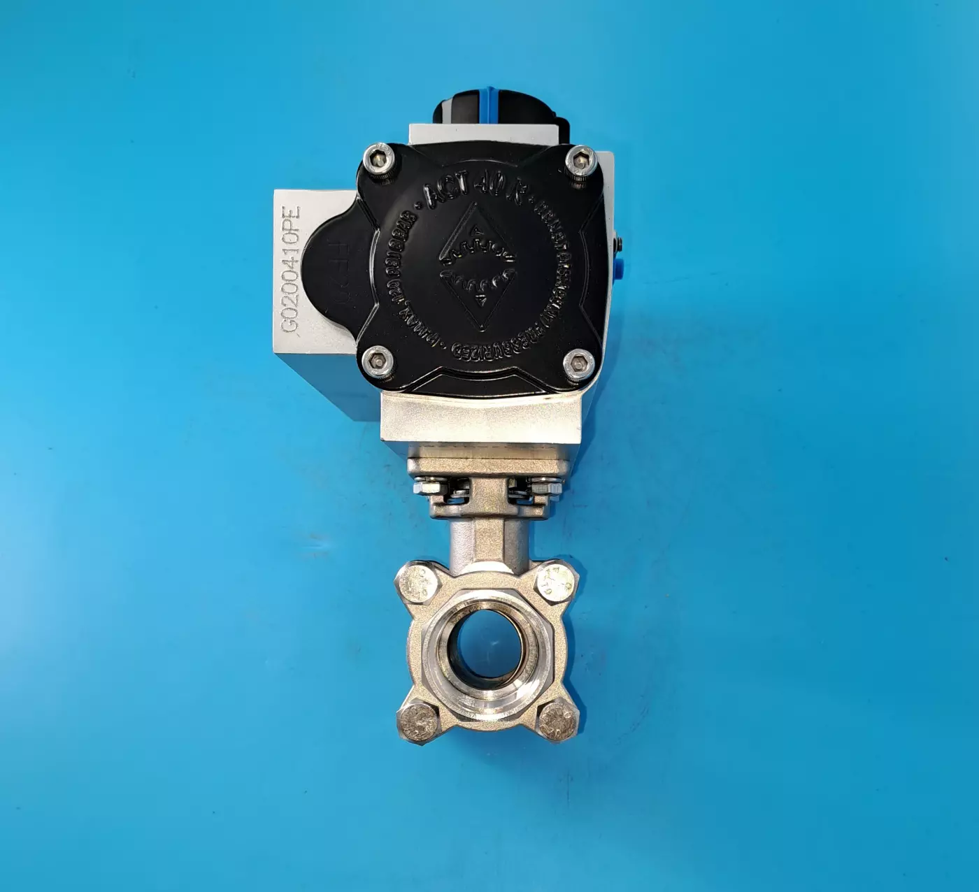 Vanne inox 1" pneumatique