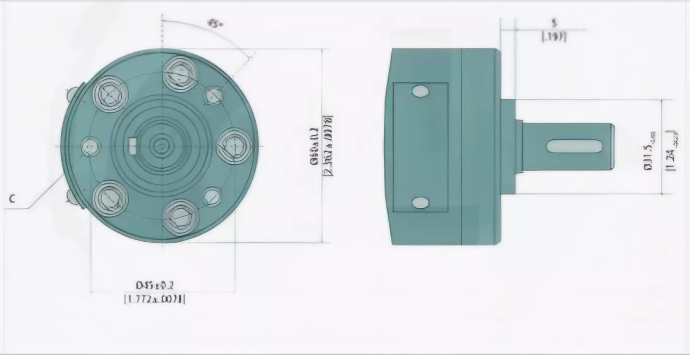 Moteur MM 32, Ø : 16 mm- 3/8" arrière - M+S