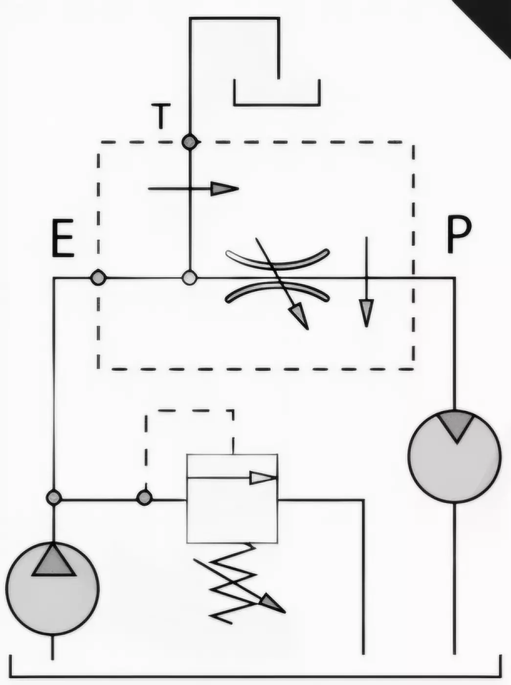 Régulateur de débit hydraulique - 3 VOIES - 1/2"
