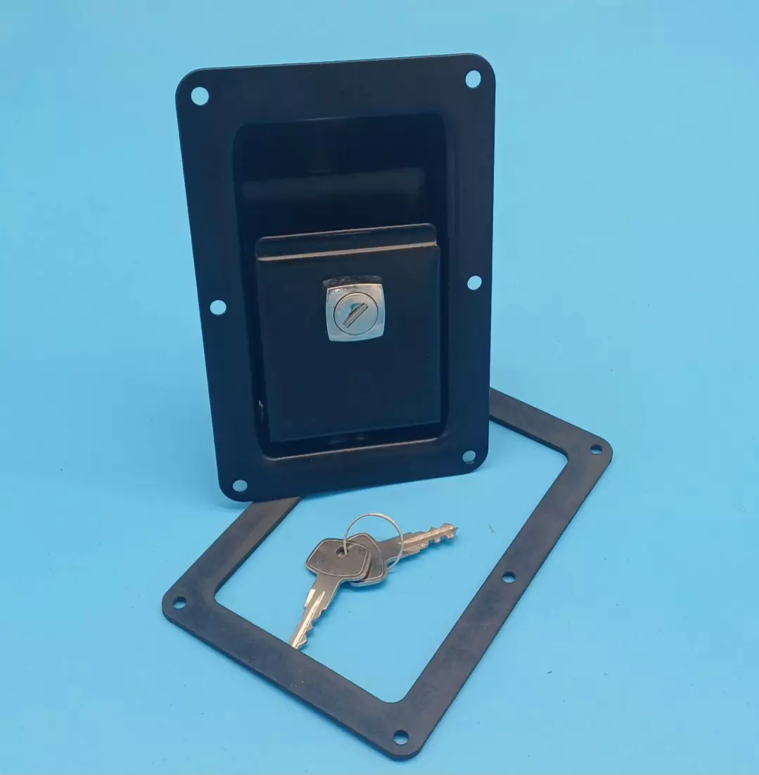 Serrure de coffre epoxy noir