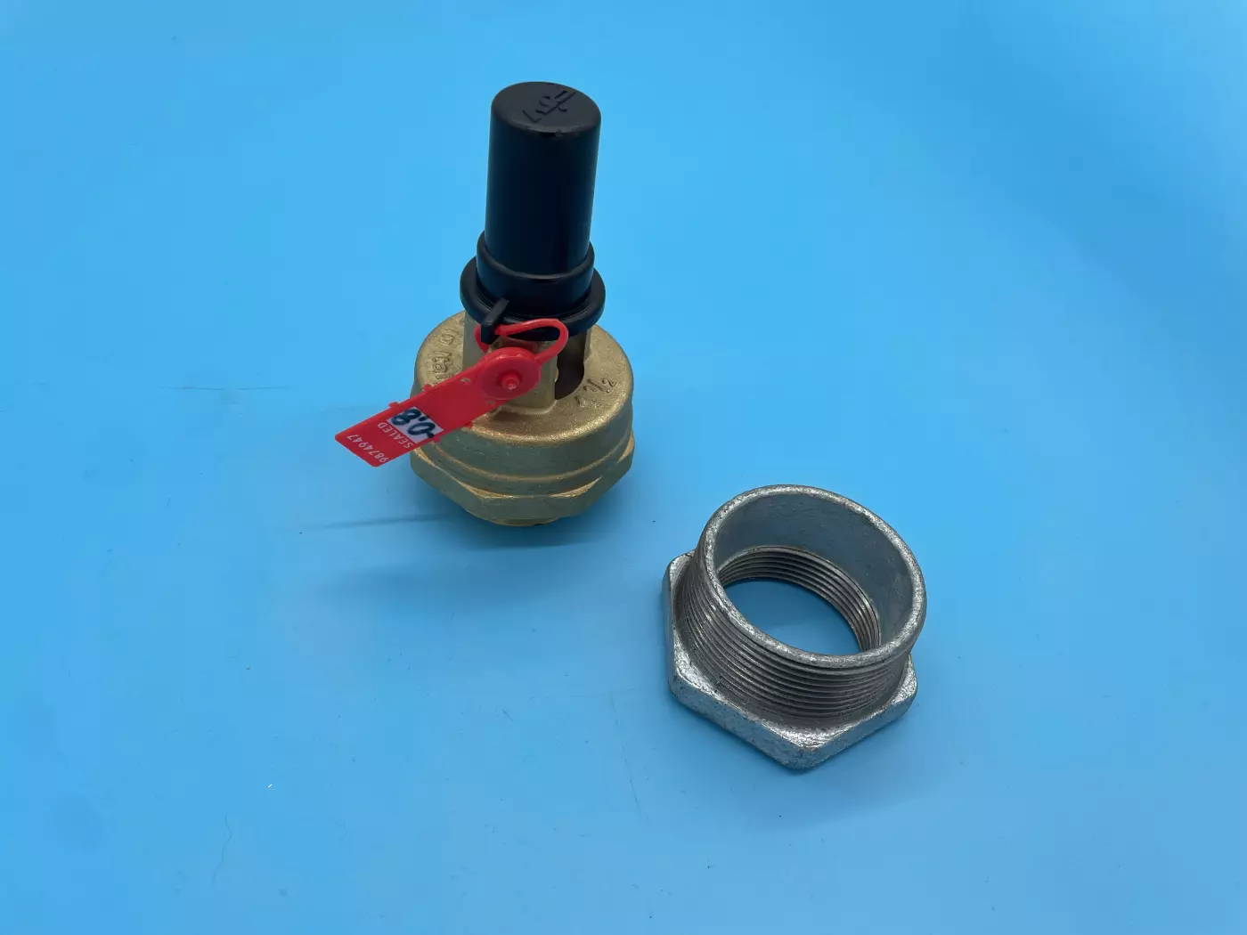 Soupape tarée à -0.8 bars - 1 - 1/2" +raccord