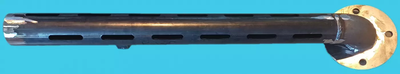 Tube de décantation acier avec bride 2"1/2